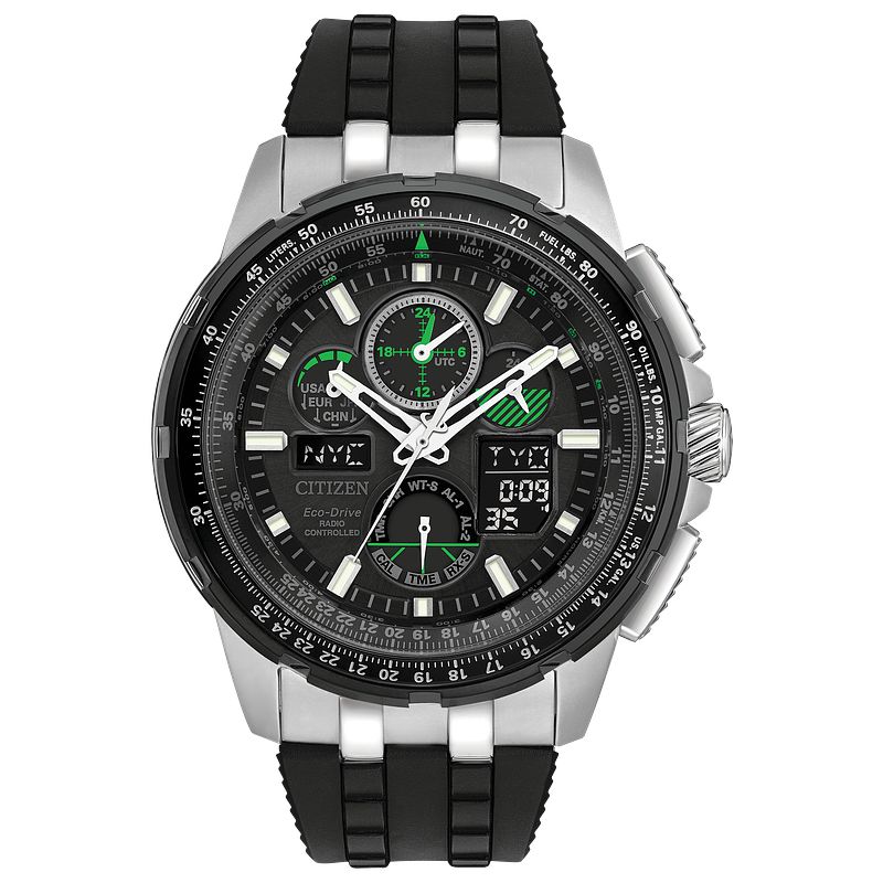 Promaster Skyhawk A-T - Men's JY8051-08E Green Accent Watch 
